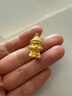 菜百首飾 黃金吊墜 足金生肖佛生肖狗豬-阿彌陀佛不含鏈 定價(jià) 約2.70克 曬單實(shí)拍圖
