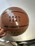 FEITESING正品籃球真皮牛皮質(zhì)感耐磨室內外7號成人比賽5號兒童6號學(xué)生刻字 升級大顆粒吸濕灰棕【十年打壞包賠】 七號籃球（標準球） 曬單實(shí)拍圖