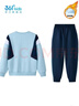 361°童裝男女童針織套裝年冬季新款通碼運動(dòng)套裝 機靈藍/可墨藍 160 曬單實(shí)拍圖