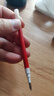百樂(lè )（PILOT）【熱門(mén)商品】Juice果汁筆芯按動(dòng)紅色0.5中性筆芯子彈頭簽字筆練字水筆芯進(jìn)口文具LP2RF-8EF-R 5支 曬單實(shí)拍圖