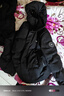 鴨鴨孫穎莎同款小雪花羽絨服男女2025冬季新款休閑加厚保暖防寒外套DY 黑色 2XL 185/100A 曬單實(shí)拍圖