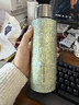 飛劍（feijian）[官方正品]純鈦保溫杯雙層鈦燜茶杯一杯兩蓋泡茶杯養生商務(wù)禮品杯 TD-050-25A金鱗綠-500毫升 曬單實(shí)拍圖