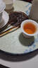 原和水墨遠山圓形茶盤(pán)家用小型儲水式茶托盤(pán)茶具收納盤(pán)功夫泡茶臺茶海 曬單實(shí)拍圖