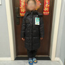 兒童鵝絨服冬季黑金加厚90鵝絨服男女童短款童裝羽絨服中長(cháng)款大童 曜石黑 【中長(cháng)款】 150 (均 碼) 【售后無(wú)憂(yōu)】90%鵝絨服 曬單實(shí)拍圖
