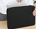 戲瓏 聯(lián)想ThinkPad 系列內膽包ThinkPad13/14/15/16英寸加長(cháng)柔絨內膽包X1?yoga/X1 Carbon防潑水面料 防潑水防震厚絨毛內膽包-炫酷黑 通用款【365mm*260m 曬單實(shí)拍圖