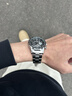 愛(ài)依士男士手表輕奢鏤空設計夜光防水日歷石英機芯表帶國表商務(wù)男生腕表 銀白【送表帶及禮盒】 曬單實(shí)拍圖