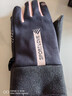 南極人騎車(chē)手套女冬季保暖防風(fēng)防寒加絨觸屏騎行手套女N2E2X851682 粉灰 曬單實(shí)拍圖