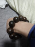 龍隱 正宗沉香手串男士款天然海南鶯歌綠奇楠手鏈女檀木佛珠文玩轉運 【九分沉】20mm*12顆 曬單實(shí)拍圖
