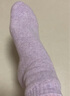 恒源祥襪子女純棉加厚保暖中筒冬季加絨抗寒棉襪吸汗透氣全棉毛巾襪 2雙粉色-2雙紫色 【100%棉】加厚保暖中筒女襪(35-39碼) 曬單實(shí)拍圖
