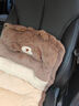范爺家汽車(chē)靠背腰墊車(chē)內用護腰坐墊久坐冬季保暖一體式座椅座墊車(chē)載用品 曬單實(shí)拍圖