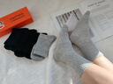 大嘴猴100%純棉襪子男士中筒秋冬運動(dòng)純棉襪防臭10A抗菌吸汗透氣6雙禮盒 曬單實(shí)拍圖