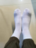 NY&AD襪子男款7A抗菌中筒襪男士夏薄款防臭吸汗夏天透氣新疆棉商務(wù) 曬單實(shí)拍圖