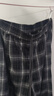 紅袖復古撞色格紋休閑褲2025秋季新款女裝系帶松緊腰寬松闊腿顯瘦長(cháng)褲 黑格909 S 曬單實(shí)拍圖