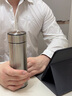 嘉特（GiNT）保溫杯316L不銹鋼茶水分離男女士便攜商務(wù)車(chē)載水杯 可定制禮品 【316L內膽】鋼本色400ml 曬單實(shí)拍圖