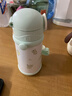 膳魔師兒童保溫杯316L不銹鋼杯寶寶吸管杯可斜挎學(xué)生水杯喝水杯子 TCKB 薄荷綠 吸管杯400ml（含備用吸管） 曬單實(shí)拍圖