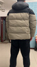 阿迪達斯（adidas）火鍋羽絨服男防風(fēng)保暖男裝舒適休閑運動(dòng)服連帽外套 卵石銀灰 XL 曬單實(shí)拍圖