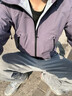 迪卡儂（DECATHLON）硬殼沖鋒衣男女戶(hù)外休閑登山徒步防風(fēng)防水夾克風(fēng)衣MH500外套 男款-暮山紫 S 曬單實(shí)拍圖