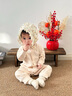 乖奇熊嬰幼兒衣服長(cháng)袖連體衣春秋季可愛(ài)無(wú)骨睡衣女寶寶純棉打底哈衣爬服 曬單實(shí)拍圖