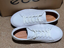 愛(ài)步（ECCO）休閑鞋男 2026春季新款輕商務(wù)簡(jiǎn)約舒適板鞋男鞋 柔酷10號560114 白色56011401007 42 曬單實(shí)拍圖