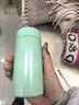 【全網(wǎng)爆款】迷你口袋保溫杯304不銹鋼水杯便攜可愛(ài)水杯女生 淡青色 150ml 曬單實(shí)拍圖