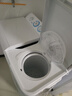 海爾（Haier）半自動(dòng)雙桶洗衣機 10KG 雙電機雙缸 家電國家補貼以舊換新京東自營(yíng) XPB100-81D2 曬單實(shí)拍圖