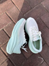 安踏葉子7 | 輕質(zhì)厚底舒適跑鞋女鞋有氧慢跑緩震回彈運動(dòng)鞋跳繩鞋 象牙白/淺曦綠-3 37.5 (235mm) 曬單實(shí)拍圖