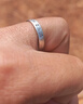 龍虎山S925銀戒指男女士九字真言開(kāi)口戒子調節指環(huán)男道家轉運護身符食指 曬單實(shí)拍圖