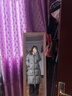 艾萊依陳都靈同款羽絨服女軟糯泡芙長(cháng)款加厚保暖可脫卸連帽冬新年外套 曬單實(shí)拍圖