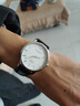 羅西尼（ROSSINI）情侶手表女國表石英手表男士手表學(xué)生防水商務(wù)生日禮物送女友 曤黑皮帶石英男表519903W01H 曬單實(shí)拍圖