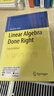現貨 線(xiàn)性代數應該這樣學(xué) 第四版 Linear Algebra Done Right 曬單實(shí)拍圖