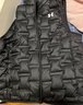 安德瑪（Under Armour）【熱力羽絨】男女童輕薄羽絨服馬甲秋冬保暖兒童背心244105170 黑色 160 曬單實(shí)拍圖