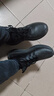 雙星（shuangxing）休閑鞋男春季皮面防水鞋子男士防滑跑鞋旅游運動(dòng)跑步鞋 全黑 46 曬單實(shí)拍圖