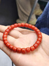 石玥珠寶收藏級涼山南紅瑪瑙手串直切桶珠本命年轉運珠手鏈男女士款禮物 曬單實(shí)拍圖