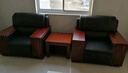 中偉辦公沙發(fā)商務(wù)辦公室沙發(fā)會(huì )客接待沙發(fā)茶幾組合頭層牛皮3+1+1+長(cháng)幾 曬單實(shí)拍圖