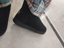 回力雪地靴男棉鞋冬季加絨加厚保暖東北大棉靴男士防寒面包鞋 黑色41  曬單實(shí)拍圖