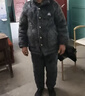 浪莎冬季珊瑚絨睡衣男中老年人爸爸三層夾棉加絨加厚法蘭絨居家服L 曬單實(shí)拍圖