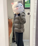 AritziaTHE SUPER PUFF高端亮面短款羽絨服 適用極寒【京東品牌直采】 現代灰褐 M 曬單實(shí)拍圖