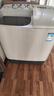 美的（Midea）雙桶洗衣機半自動(dòng)8公斤 品質(zhì)雙電機雙缸洗脫分離大件輕松洗 以舊換新家電煥新補貼 雙缸 曬單實(shí)拍圖