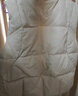 鴨鴨（YAYA）羽絨馬甲女外穿2025年秋冬新款立領(lǐng)保暖無(wú)袖坎肩背心羽絨服外套 米白色 M 曬單實(shí)拍圖