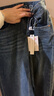 芮鴿大碼牛仔褲女胖mm2024秋季薄款百搭復古顯瘦寬松高腰直筒褲 牛仔藍 L 曬單實(shí)拍圖