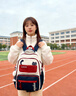 Warrior書(shū)包女初中生高中大容量高顏值2025新款大學(xué)生雙肩包輕便電腦背包 曬單實(shí)拍圖