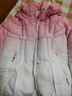 鹿王戀雪漸變連帽羽絨棉服女冬季2025新款小個(gè)子學(xué)生短款加厚保暖棉襖外套 漸變粉 L 110-130斤 曬單實(shí)拍圖