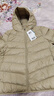 巴拉巴拉童裝兒童排骨羽絨服男童女童親子裝輕薄內膽年新款冬裝外套潮 杏仁咖-連帽-白鴨絨 清潔度1000+ 130 充絨量48g 曬單實(shí)拍圖