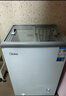 美的（Midea）100升小冰柜雪糕柜冷柜展示柜家用商用冷凍冷藏保鮮啤酒飲料臥式冰箱透明玻璃 MS-105LGE 曬單實(shí)拍圖