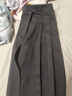 尚都比拉【三好魔術(shù)裙】半身裙女冬季2025新款半裙A字短裙厚毛呢百褶長(cháng)裙 厚實(shí)呢料 中長(cháng)款 炭灰色154QB6391 XL （120-130斤建議選擇） 曬單實(shí)拍圖