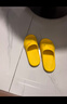 樸西小鴨子涼拖鞋春夏新款浴室防滑EVA居家拖鞋情侶 小黃鴨  37-38 曬單實(shí)拍圖