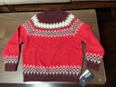 ASK JUNIOR綿羊毛兒童毛衣女童冬款中大童美拉德針織衫內搭線(xiàn)衫 曬單實(shí)拍圖
