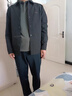 AEMAPE/美國蘋(píng)果 高端男士翻領(lǐng)外套男春季新款商務(wù)休閑夾克男棉衣秋冬季 黑色 XL 【建議體重140-155斤】 曬單實(shí)拍圖