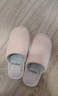 利達妮（TZLDN）室內棉拖鞋女款防滑秋冬季棉居家女士家居情侶毛布拖鞋 粉色40-41 曬單實(shí)拍圖