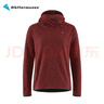 KLATTERMUSEN攀山鼠20619W金蘋(píng)果女款混紡帽衫-Falen Wooly Hoodie W's 254/Rose Red（玫瑰紅） S 曬單實(shí)拍圖